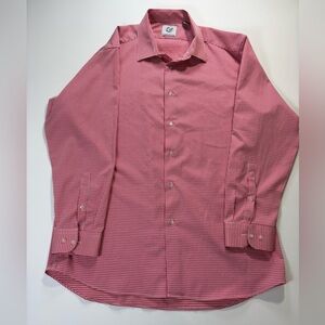 Kilburne-Finch Men's Red Checkered Dress Shirt